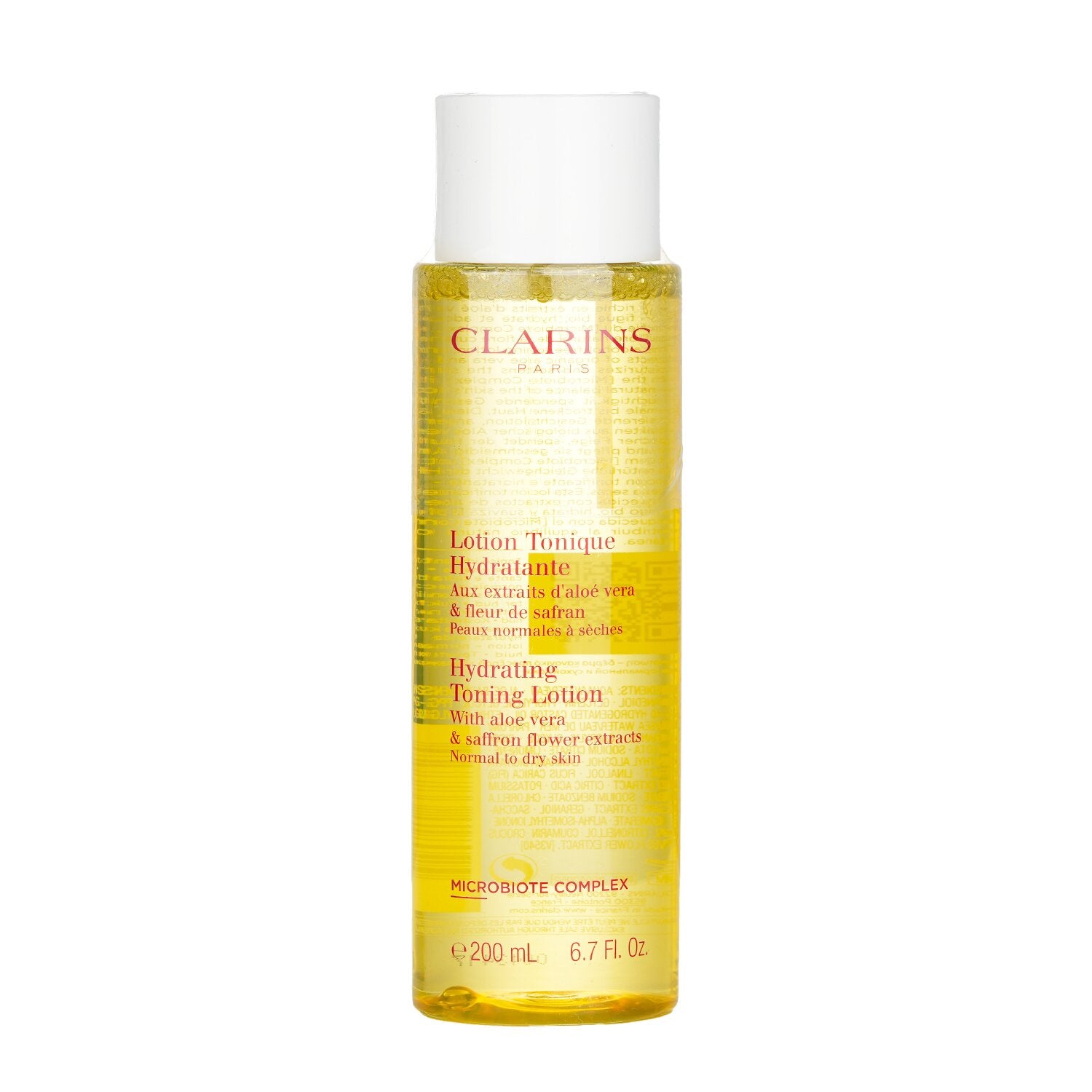Clarins Hydrating Toning Lotion with Aloe Vera & Saffron Flower Extracts - Norma