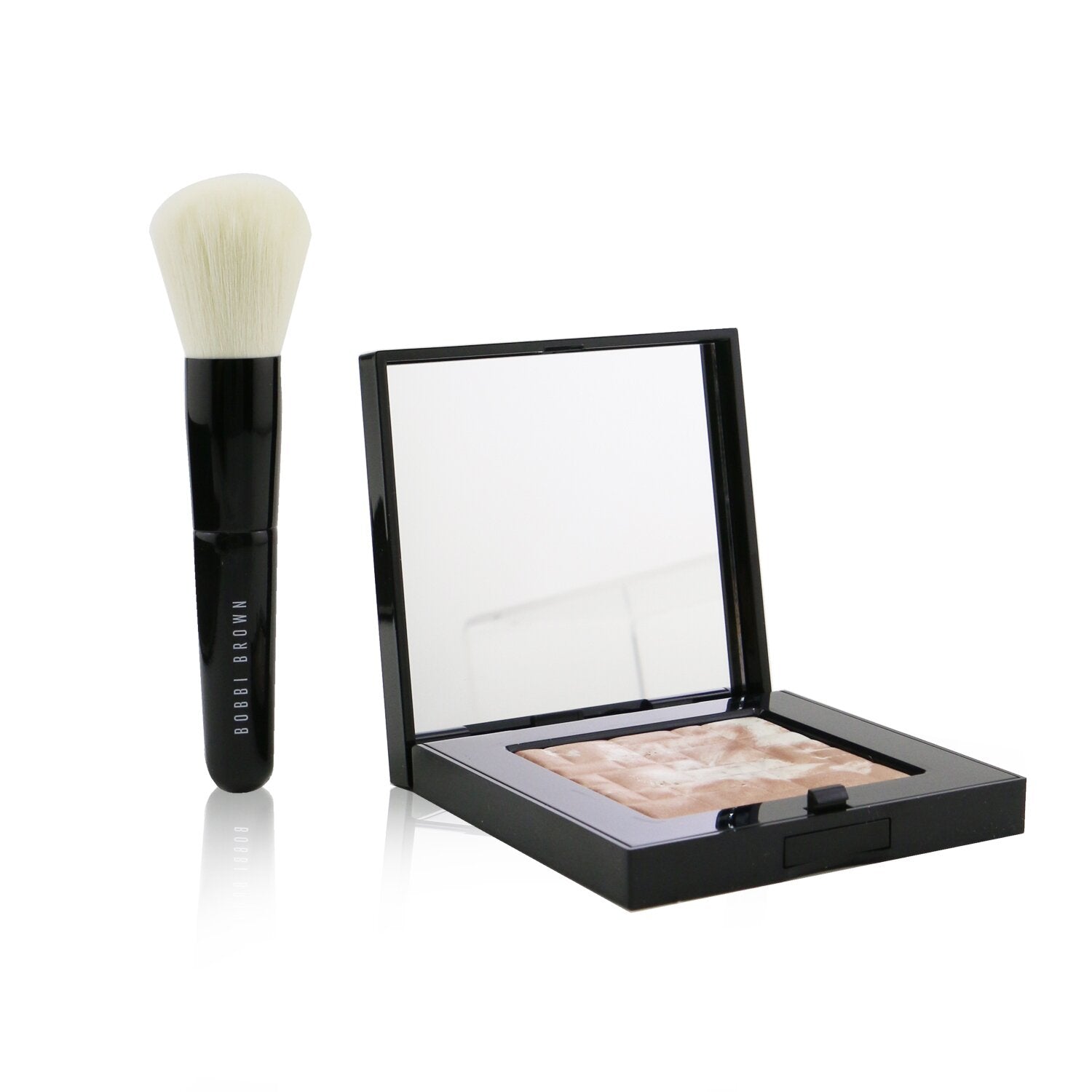 Bobbi Brown Highlighting Powder Set (1x Highlighting Powder + 1x Mini Face Brush