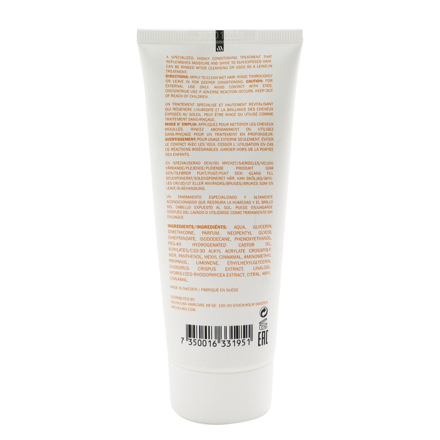 Sachajuan Hair After The Sun 100ml/3.4oz