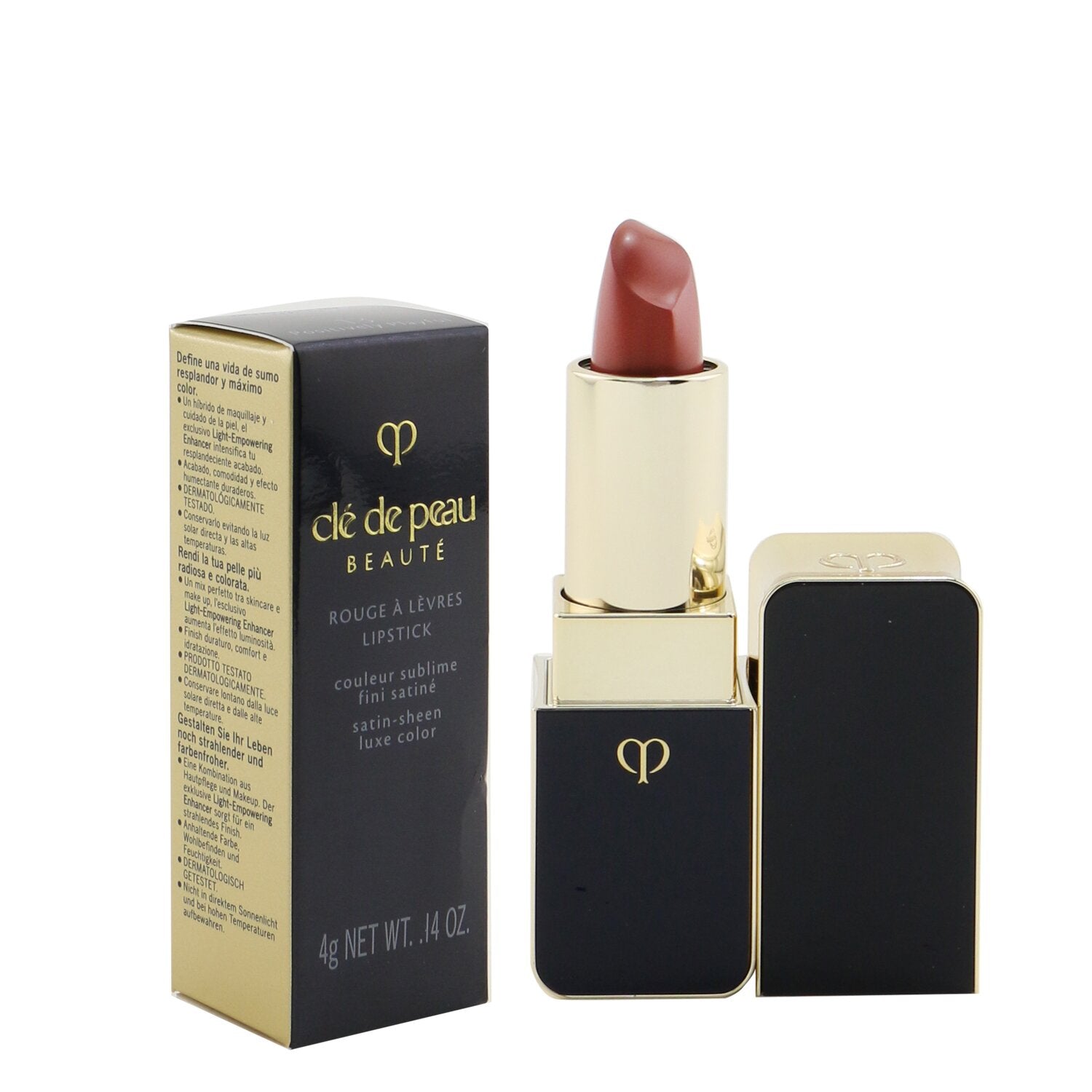 Cle De Peau Lipstick - # 13 Positively Playful (Satin Sheen) 4g/0.14oz