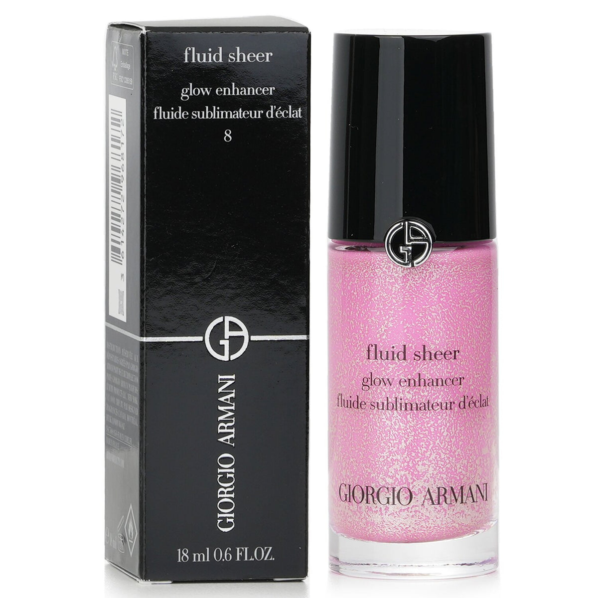 Giorgio Armani Fluid Sheer Glow Enhancer (Mini) - # 08 Pink  18ml/0.6oz