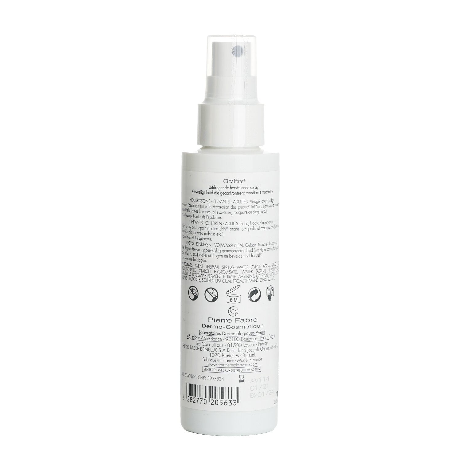 Avene Cicalfate+ Absorbing Repair Spray - For Sensitive Irritated Skin Prone to