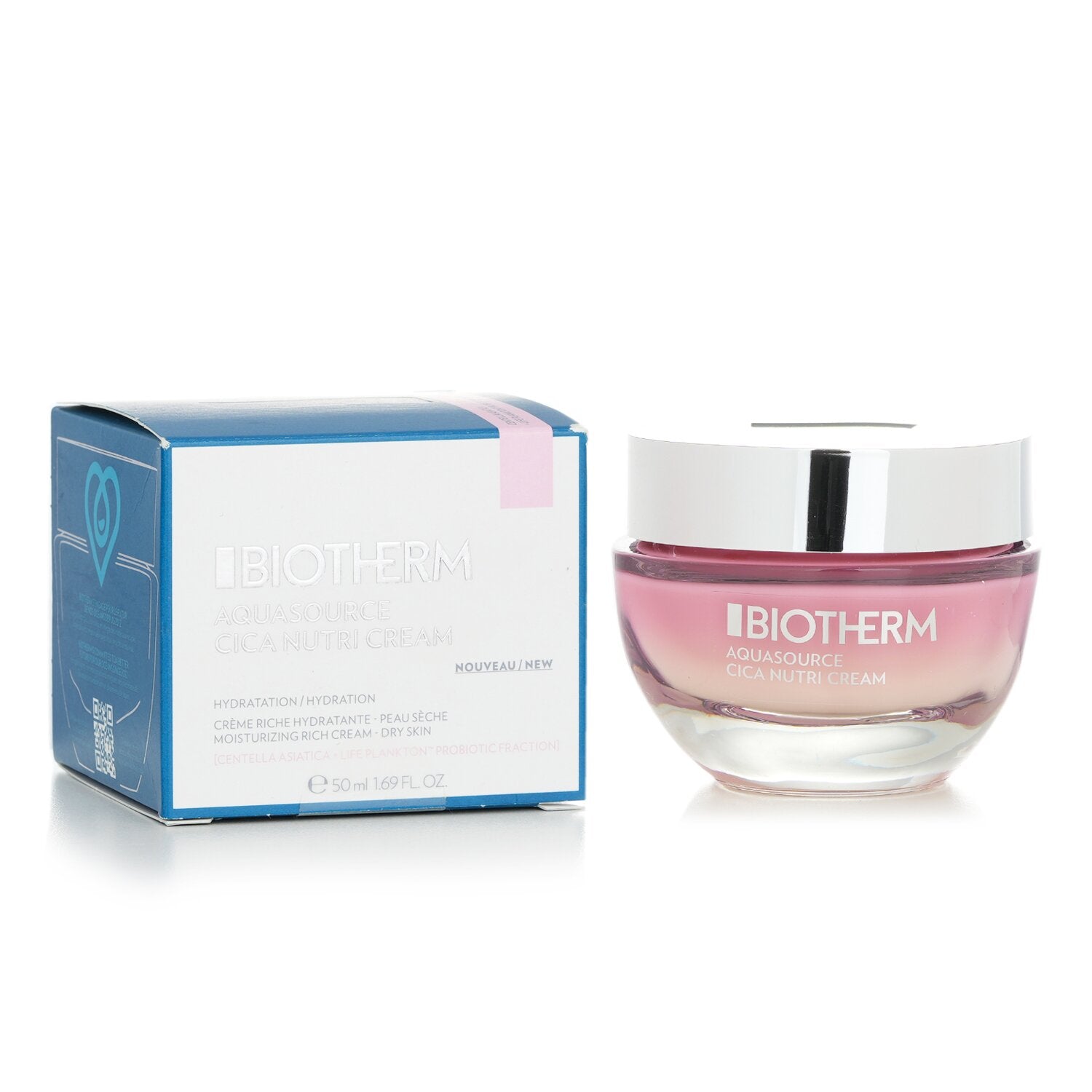 Biotherm Aquasource Cica Nutri Cream - For Dry Skin  50ml/1.69oz