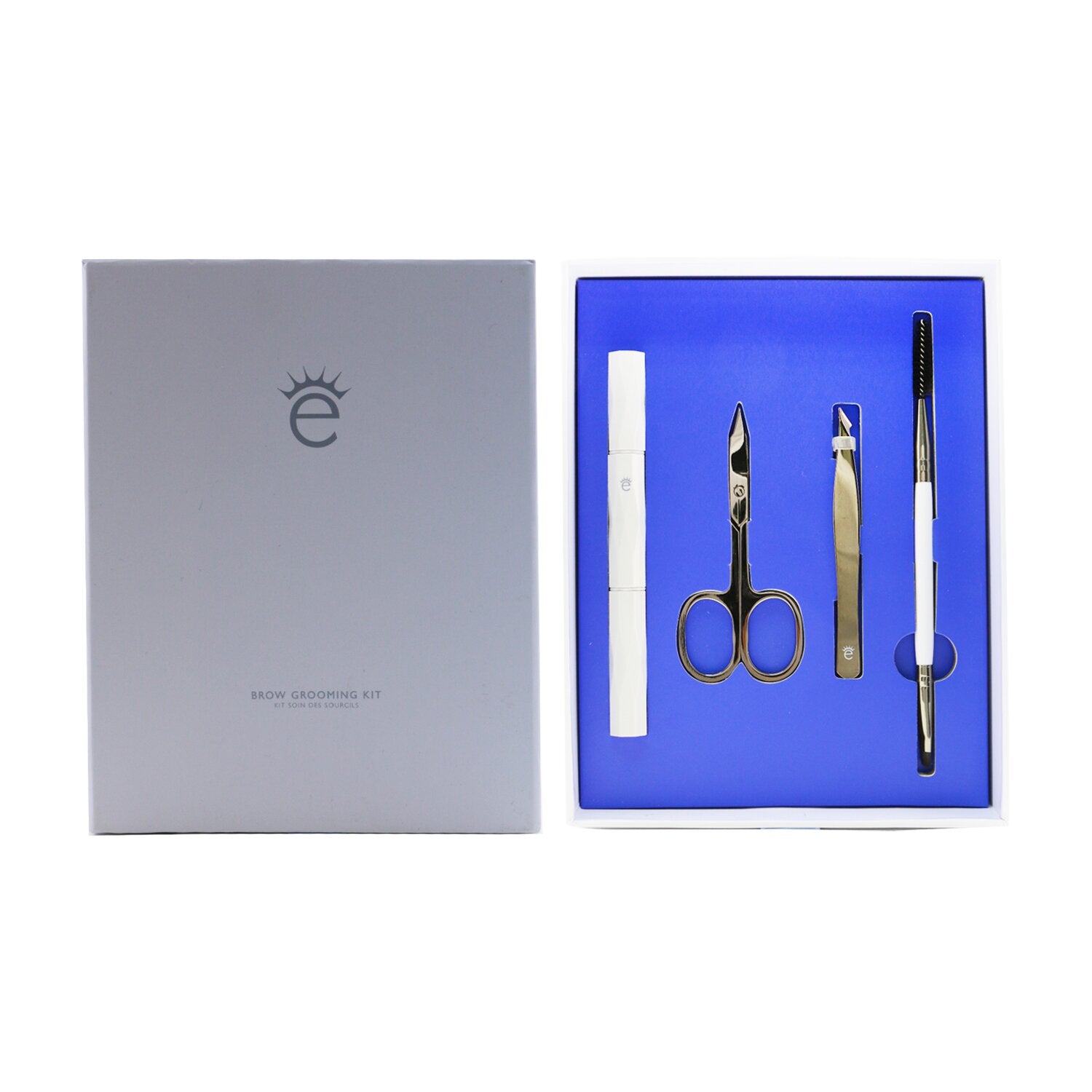 Eyeko Brow Grooming Kit: Brow Brush & Spoolie + Scissors + Tweezers + Brow Razor