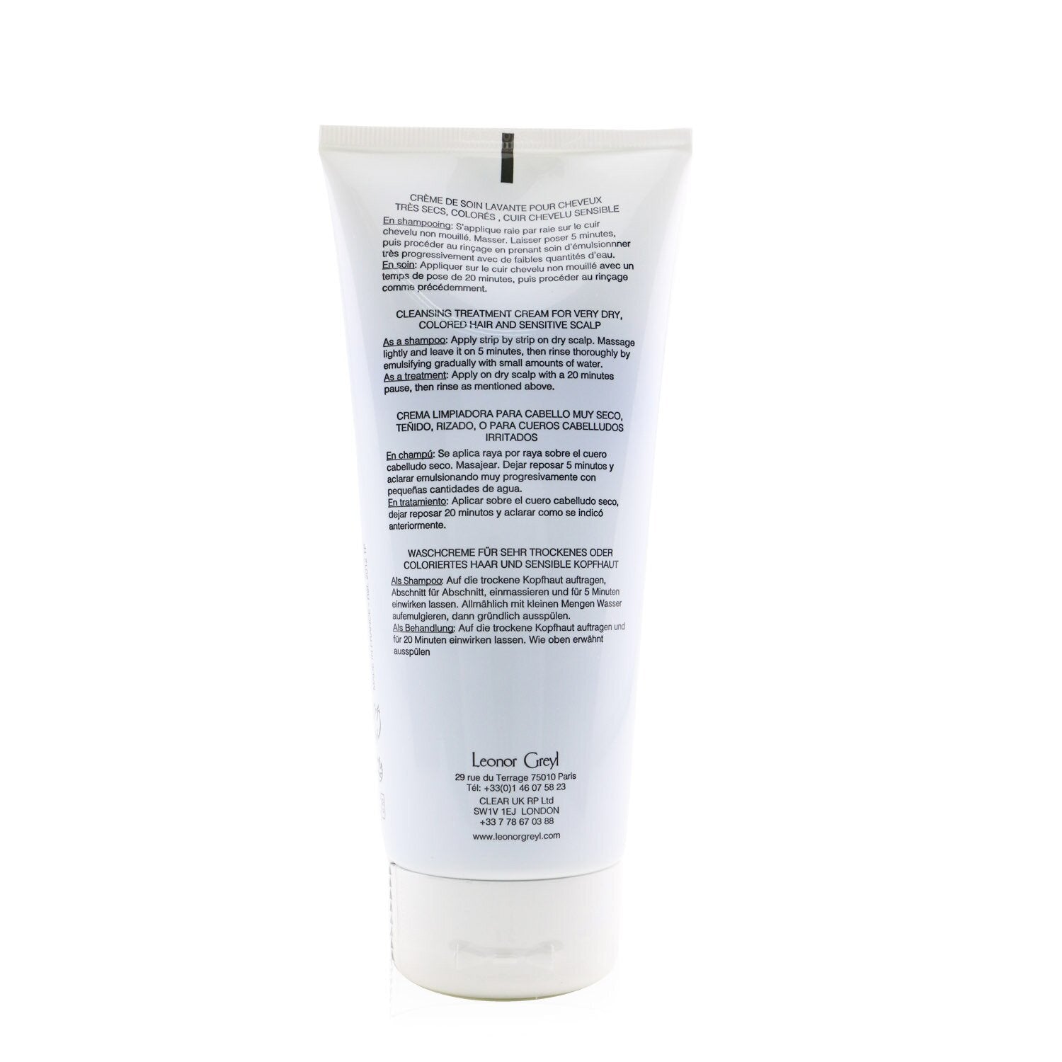 Leonor Greyl Creme Aux Fleurs Cleansing Treatment Cream Shampoo (For Very Dry Ha