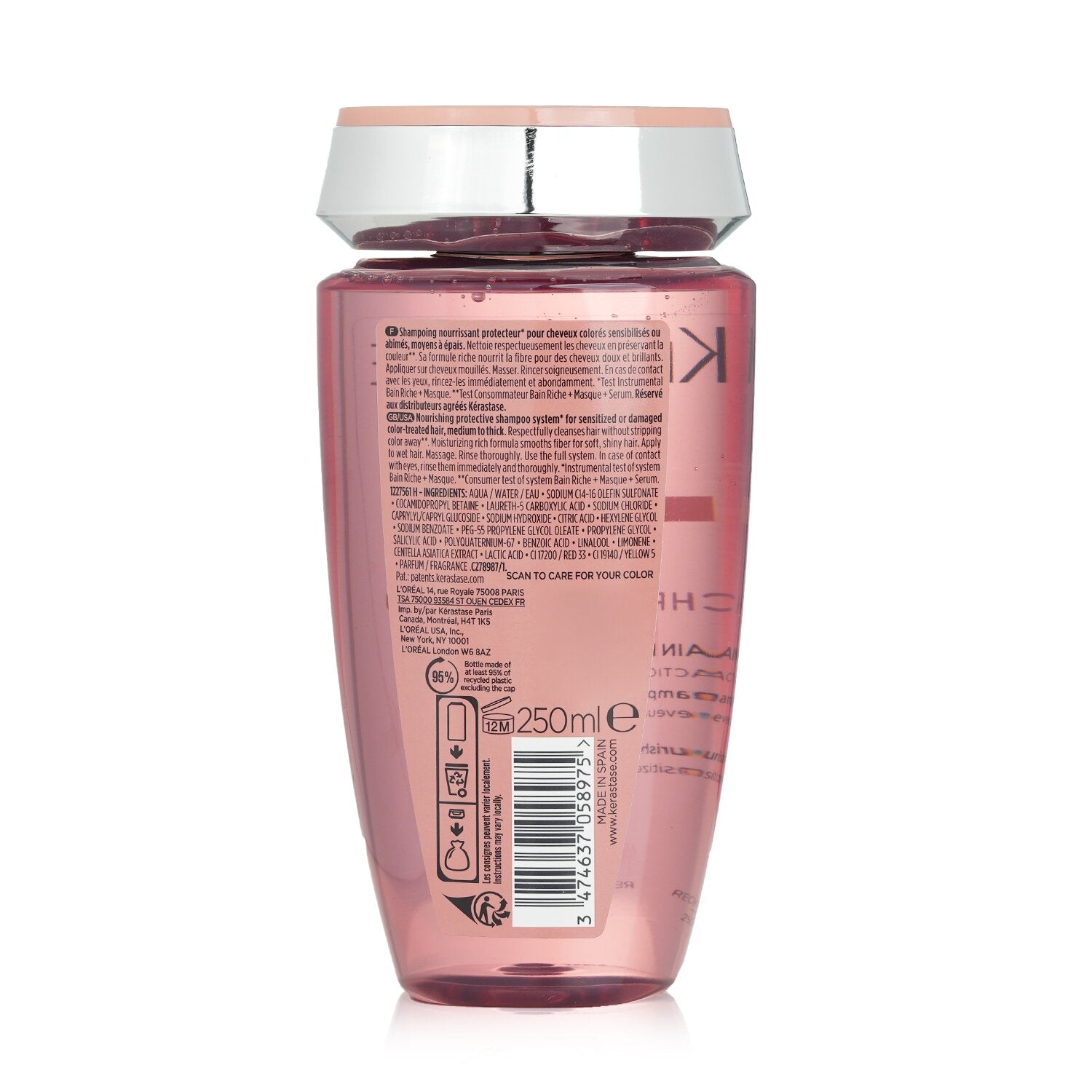 Kerastase Chroma Absolu Bain Riche Chroma Respect Shampoo (For Sensitized or Dam