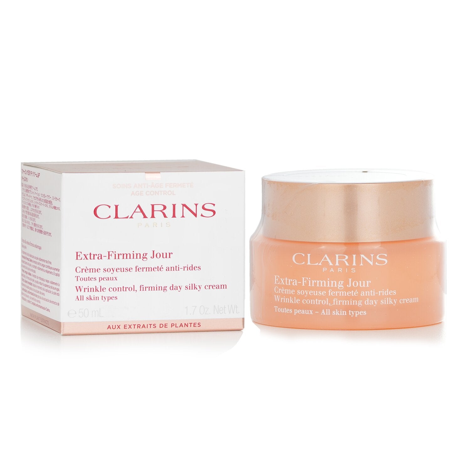 Clarins Extra Firming Jour Wrinkle Control, Firming Day Silky Cream (All Skin Ty