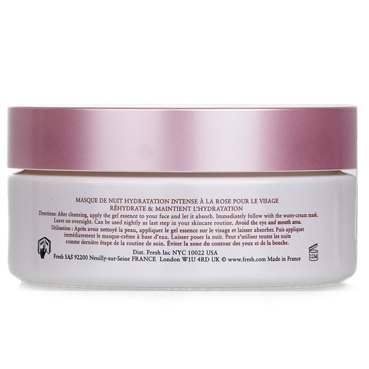 Fresh Rose Deep Hydration Sleeping Mask  2x35ml/1.18oz