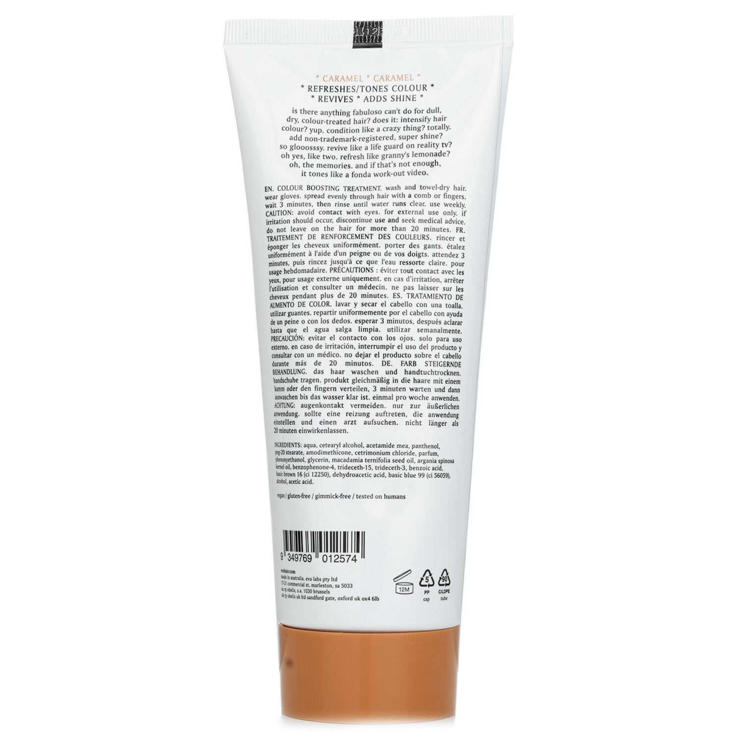 Evo Fabuloso Colour Boosting Treatment - # Caramel  220ml/7.5oz