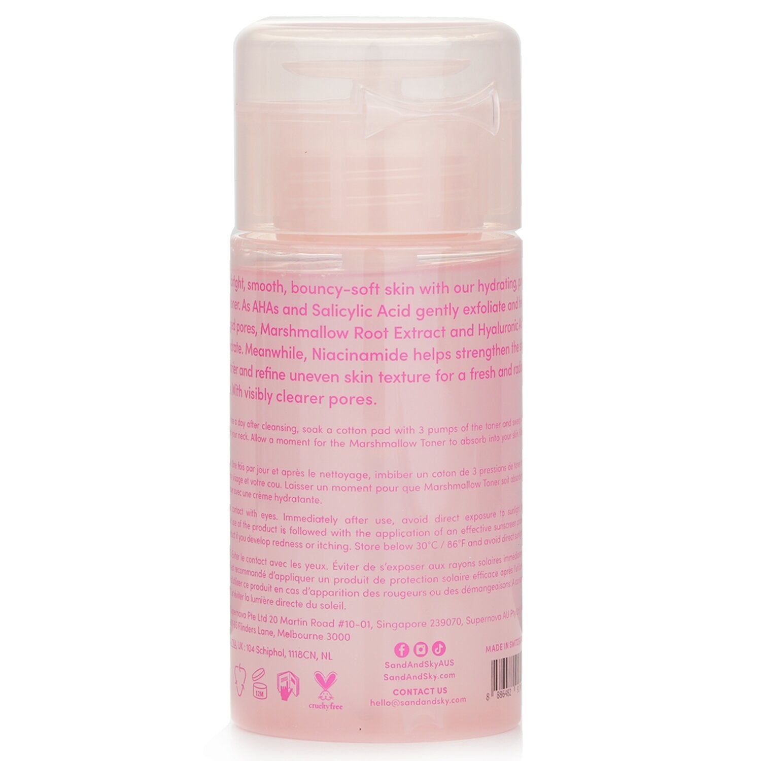 Sand & Sky The Marshmallow Toner  120ml/4.06oz