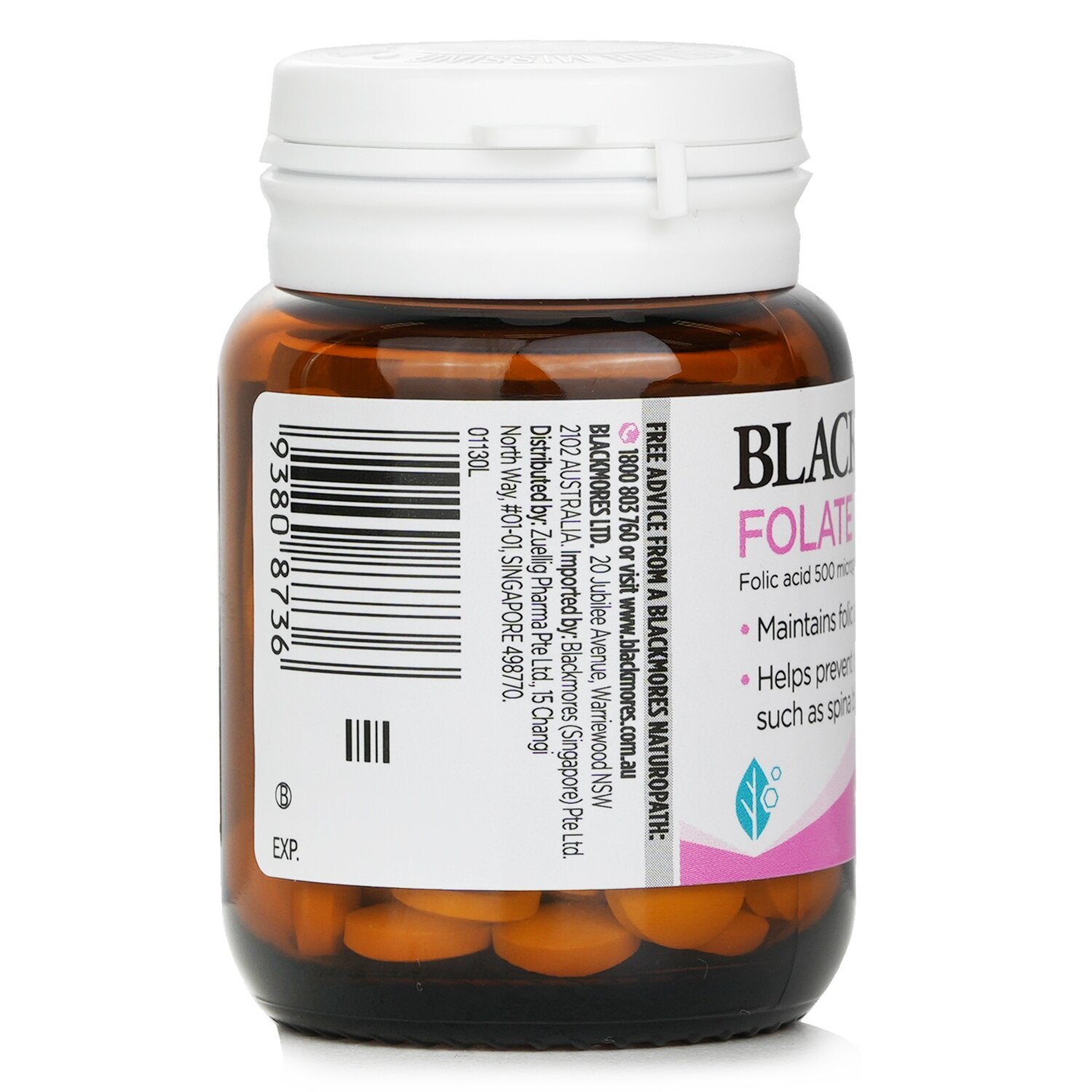 Blackmores Blackmores - Folate 500mcg 90 Tablets (Parallel Import)  90Tablets