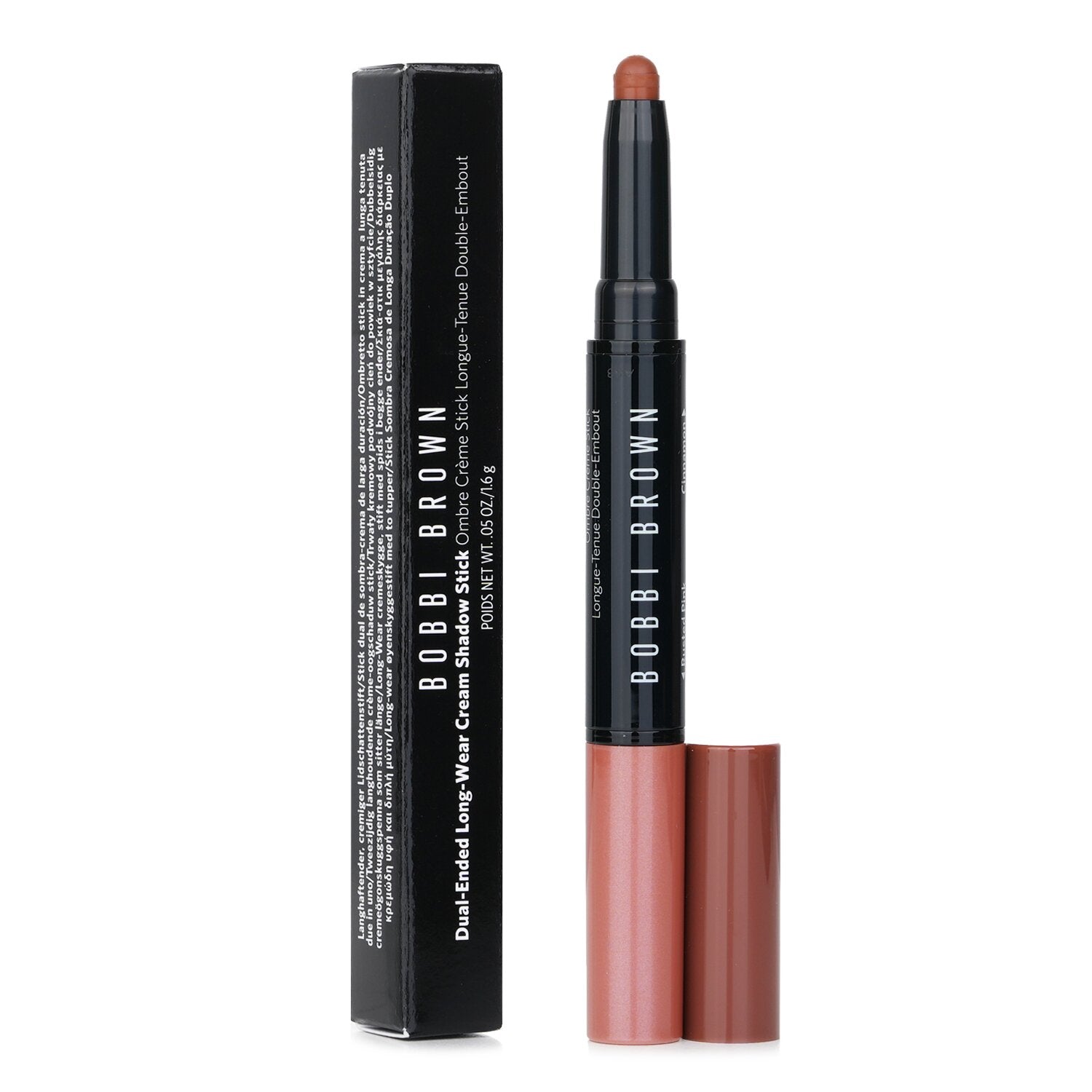 Bobbi Brown Dual Ended Long Wear Cream Shadow Stick - # Rusted Pink / Cinnamon 1