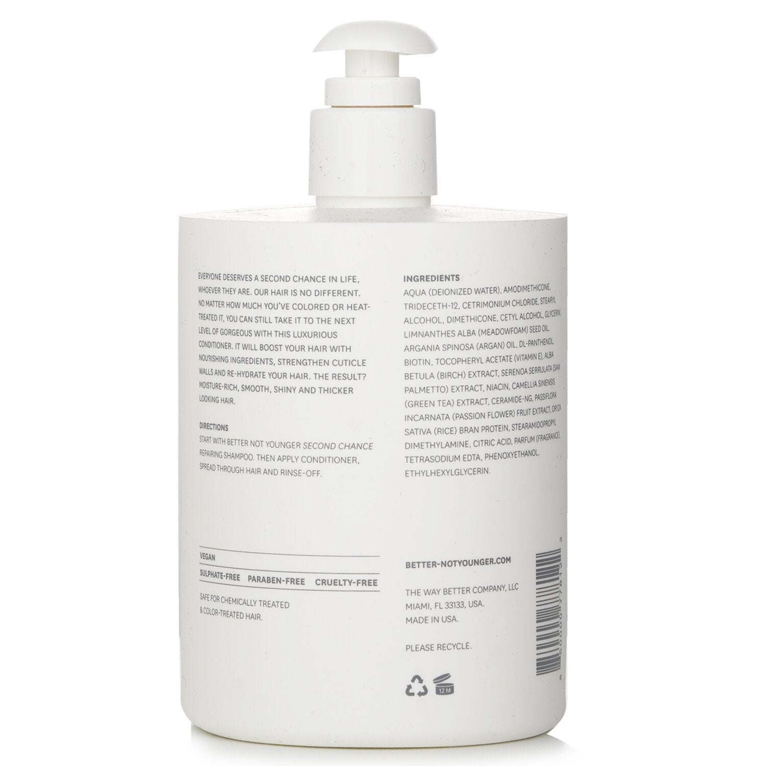 Better Not Younger Second Chance Repairing Conditioner For Dry Or Damaged Hair 4