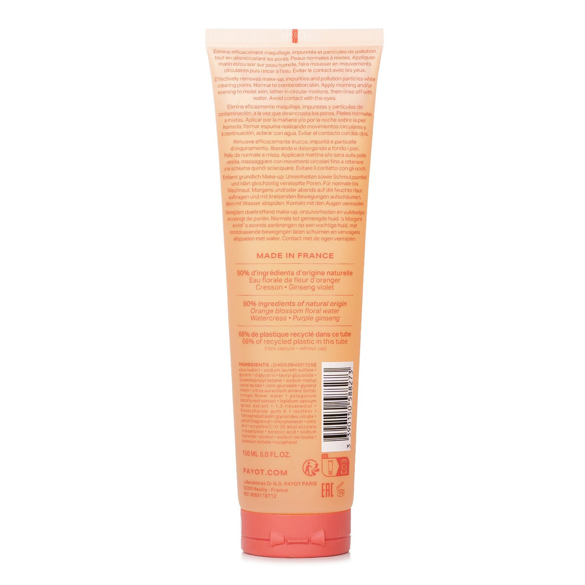 Payot Nue D'Tox Make-up Remover Gel  150ml/5oz