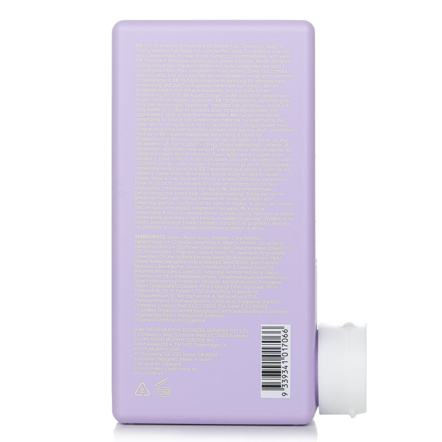 Kevin.Murphy Blonde.Angel (Colour Enhancing Treatment For Blonde Hair) 250ml/8.4