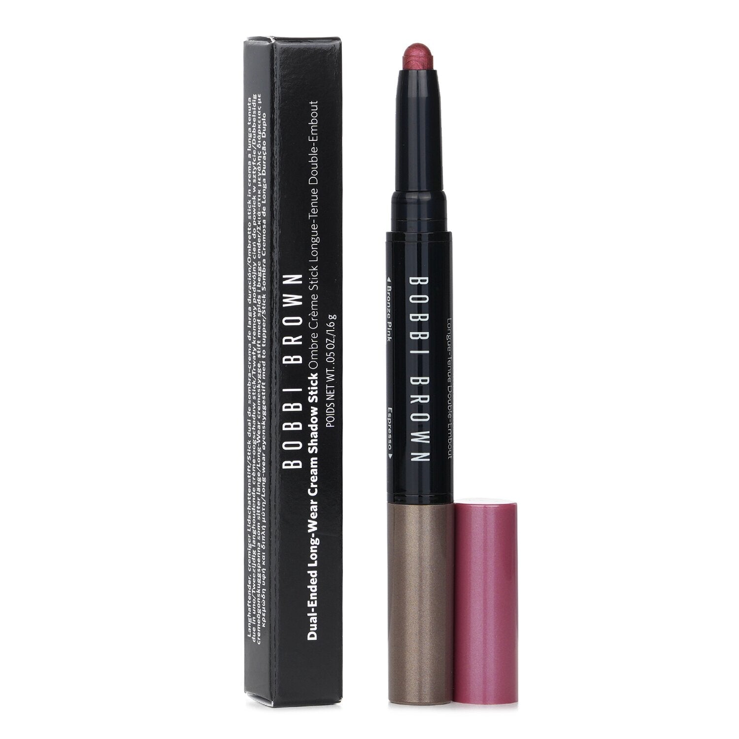 Bobbi Brown Dual Ended Long Wear Cream Shadow Stick - # Bronze Pink Shimmer/Espr