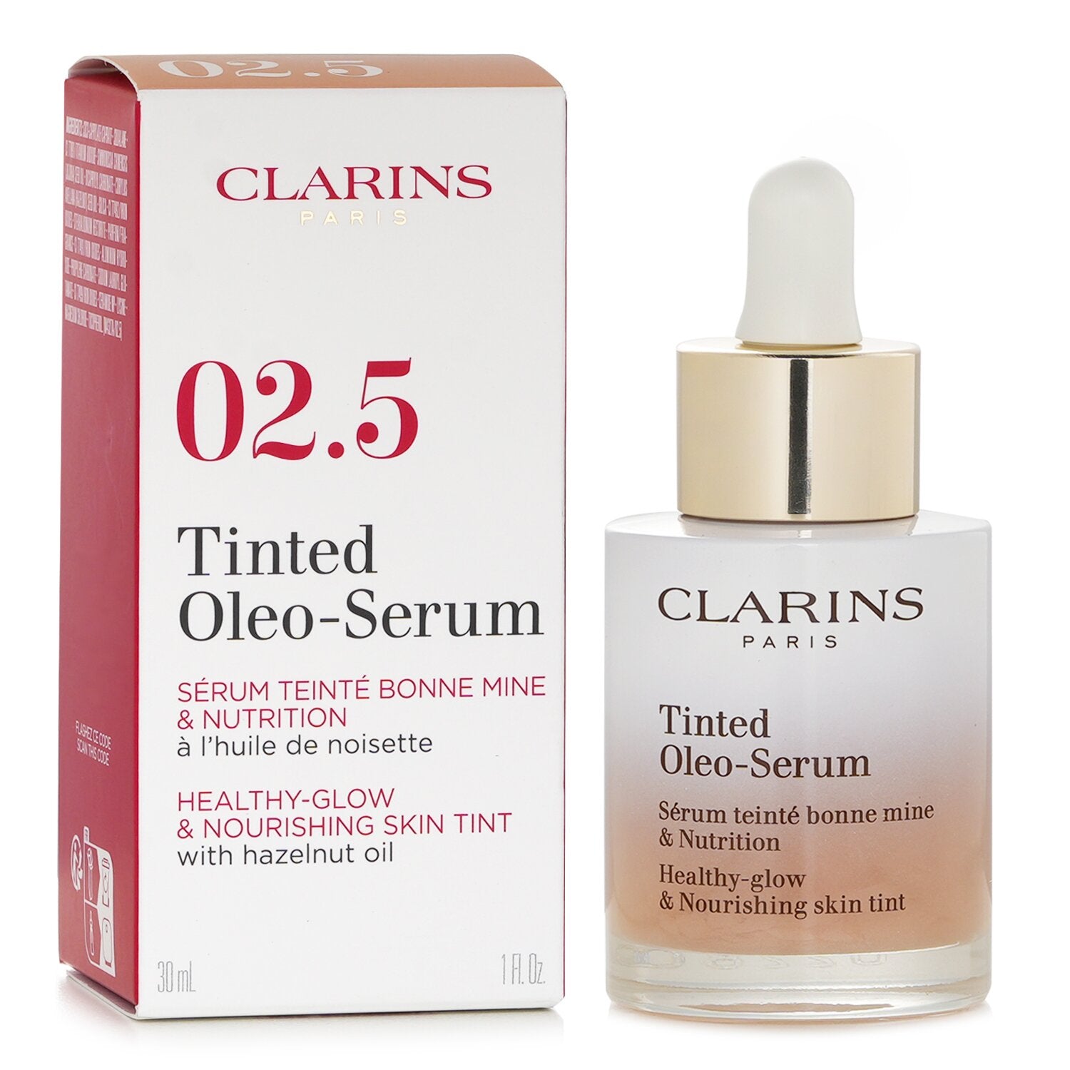 Clarins Tinted Oleo Serum Healthy Glow & Nourishing Tint Liquid Foundation - # 2