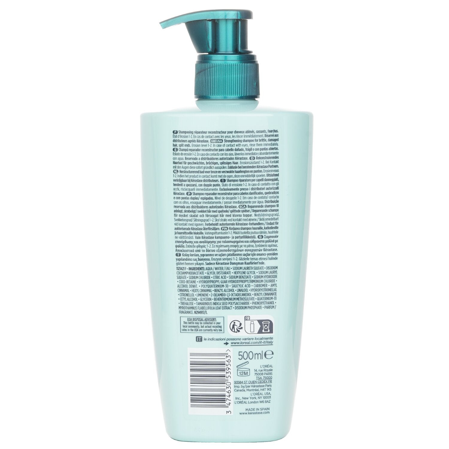 Kerastase Resistance Bain Force Architecte Strrengthening Shampoo 500ml/16.9oz