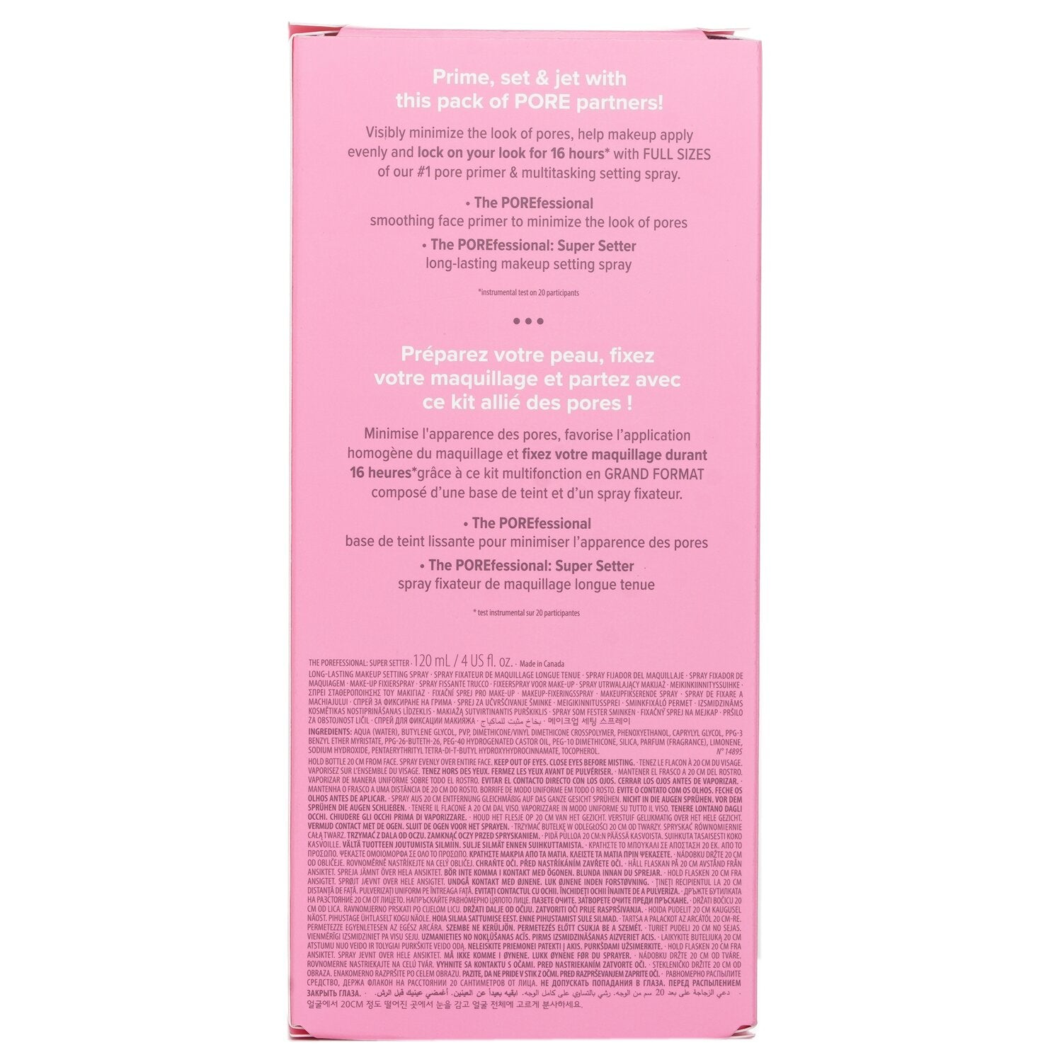 Benefit Prime & Set Pore Pack: The Porefessional Smoothing Face Primer + Super S