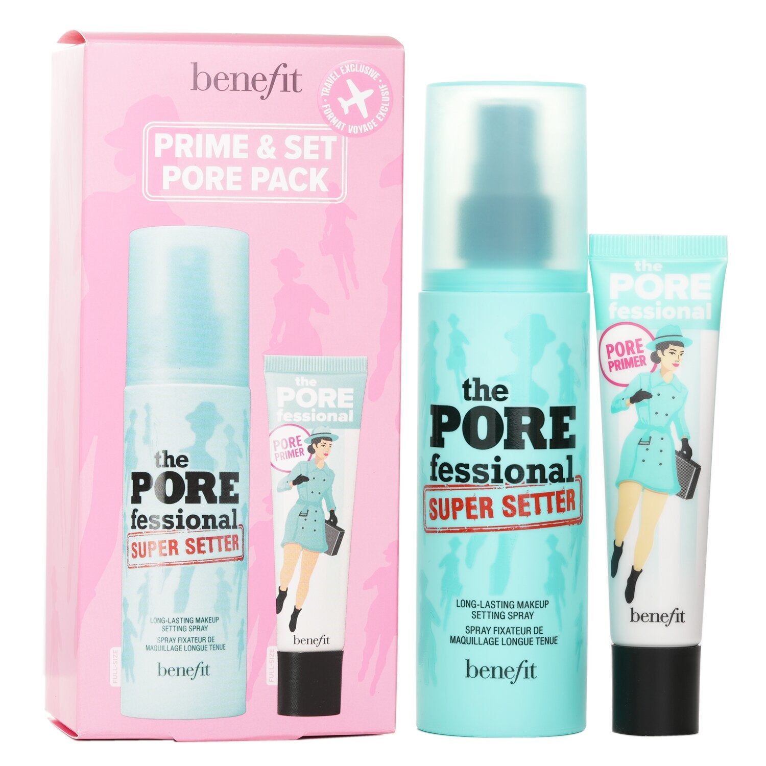 Benefit Prime & Set Pore Pack: The Porefessional Smoothing Face Primer + Super S