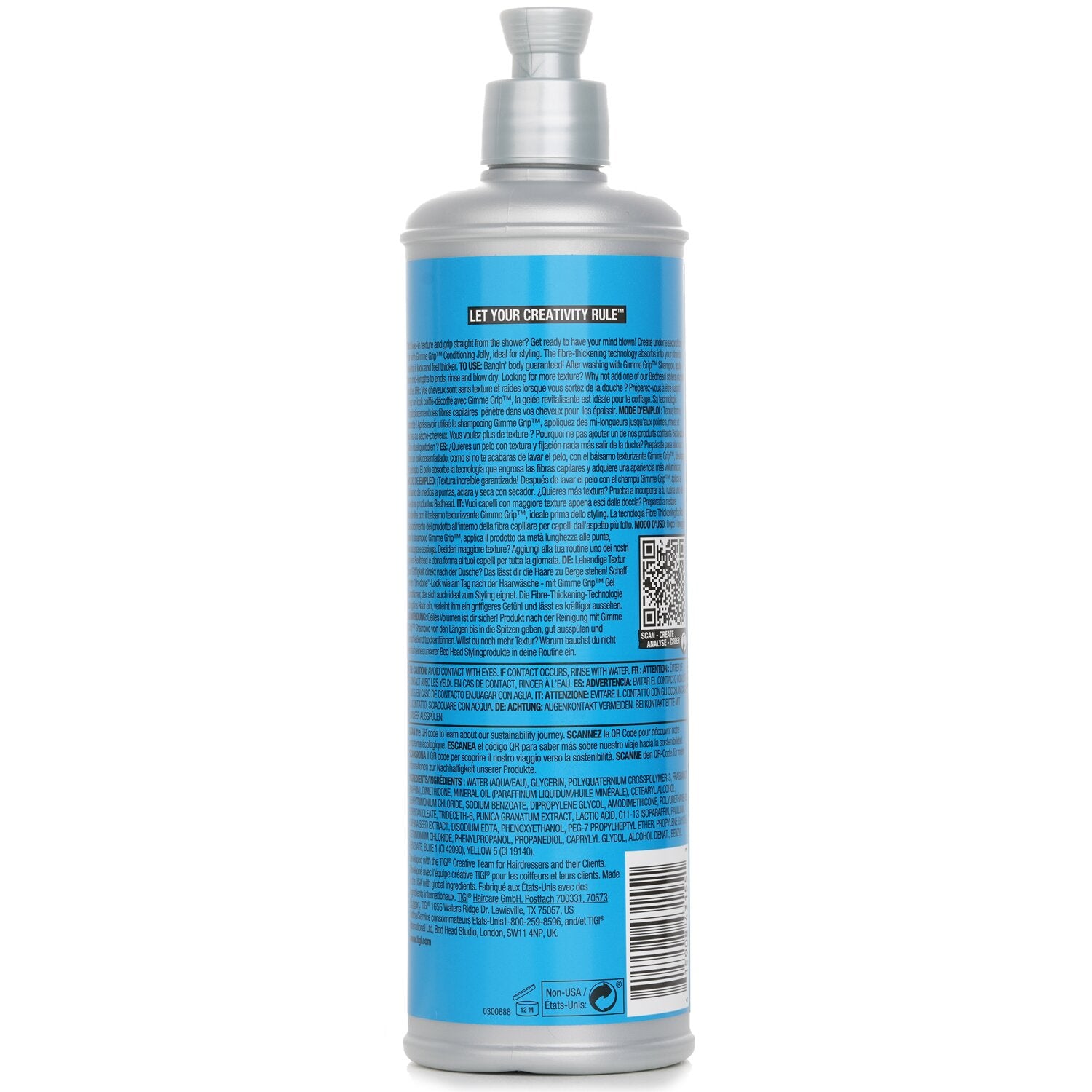 Tigi Bed Head Gimme Grip Texturizing Conditioner Jelly 400ml/13.53oz