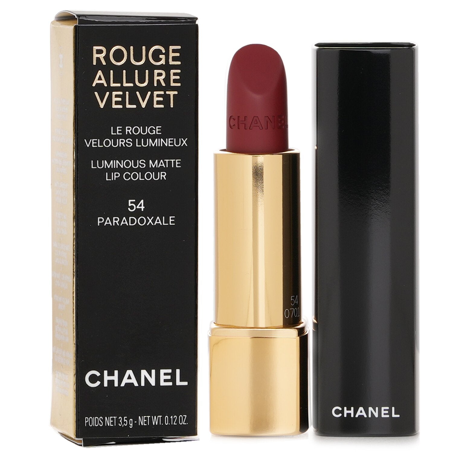 Chanel Rouge Allure Velvet Luminous Matte Lip Colour - # 54 Paradoxale 3.5g/0.12