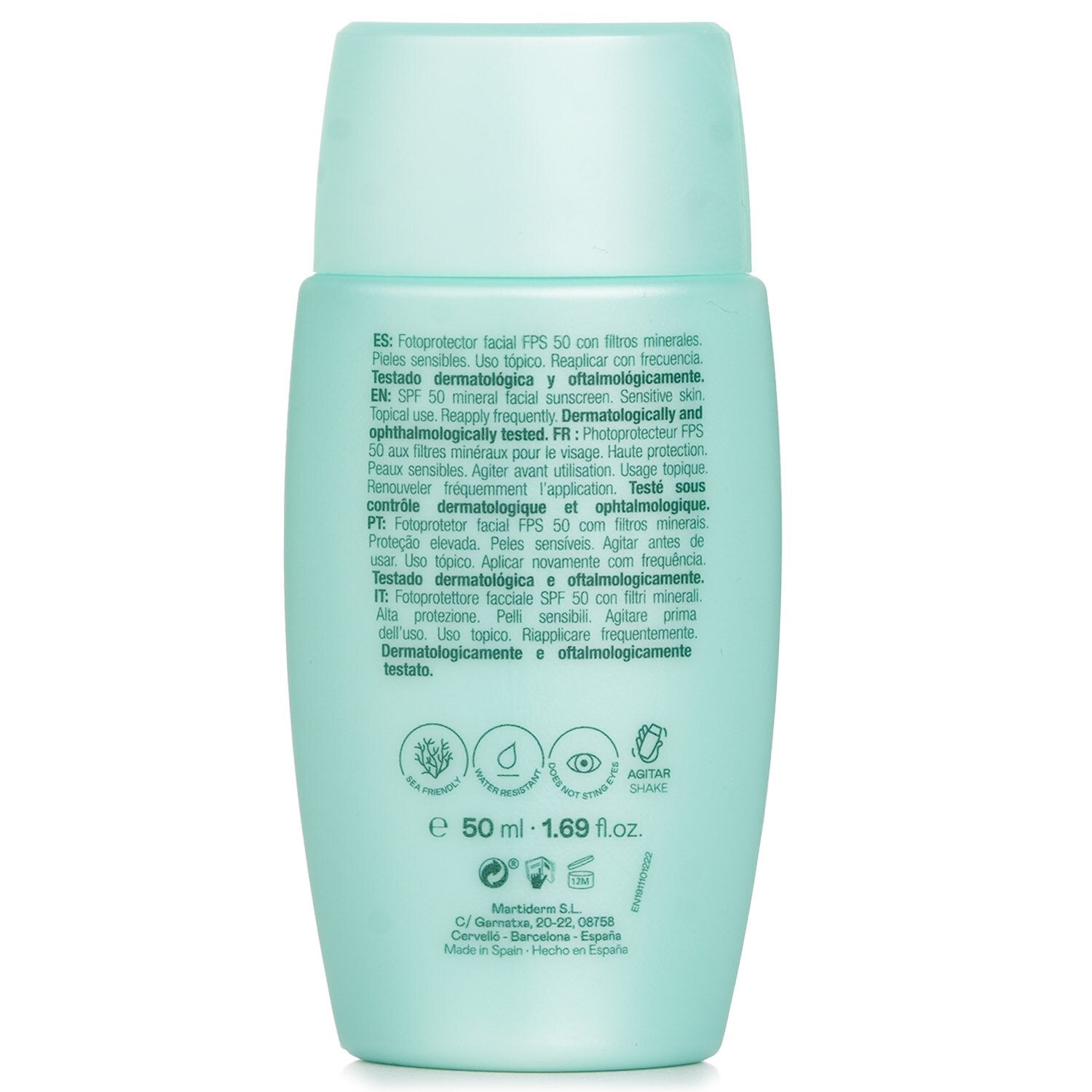 Martiderm Sun Care Mineral D Fluid SPF 50 50ml