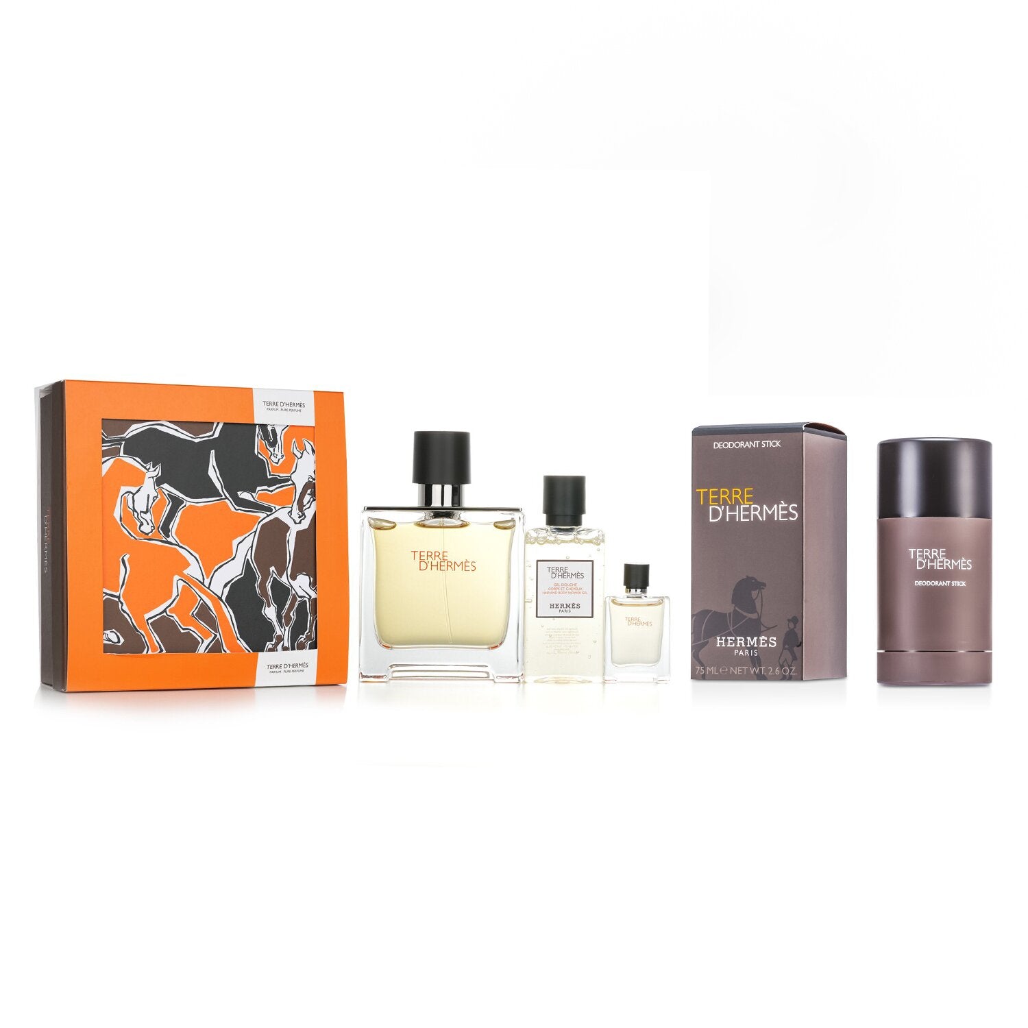 Hermes Hermes Terre D'Hermes Pure Set + Terre D'Hermes Deodorant Stick 2pcs