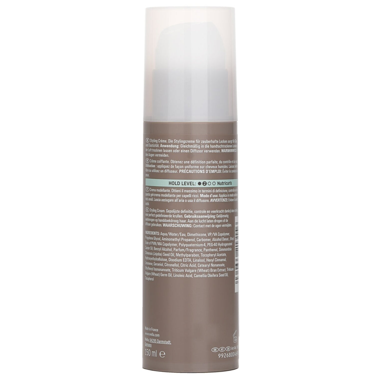 Wella Nutricurls EIMI Curl Shaper 72h Curl Defining Gel Cream 150ml