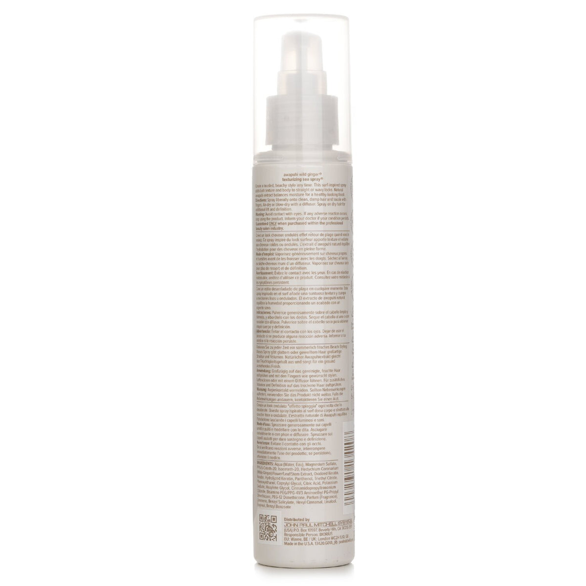 Paul Mitchell Awapuhi Wild Ginger Texturizing Sea Spray  150ml