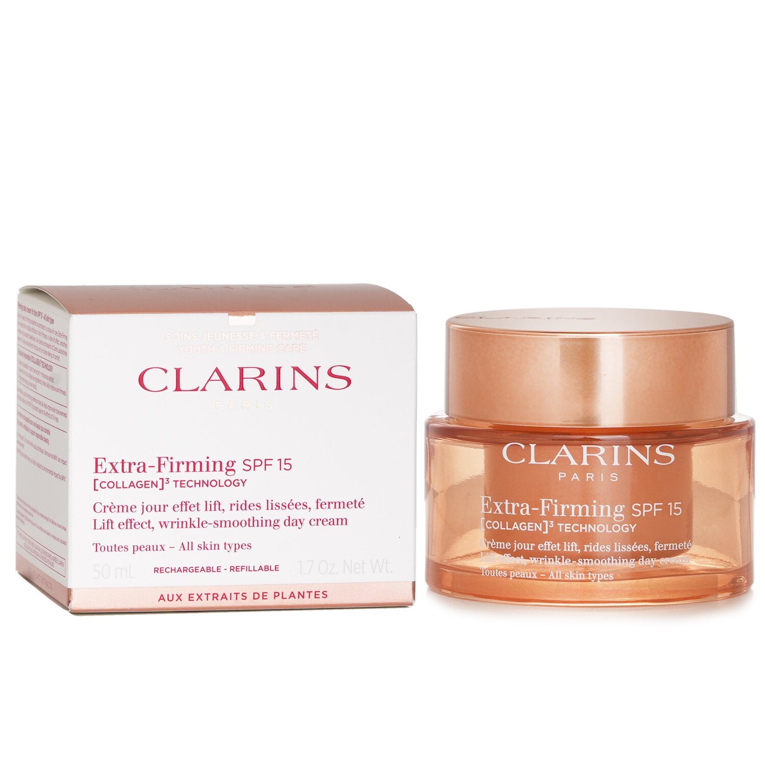 Clarins Extra Firming SPF 15 Lift Effect Wrinkle Smoothing Day Cream 50ml