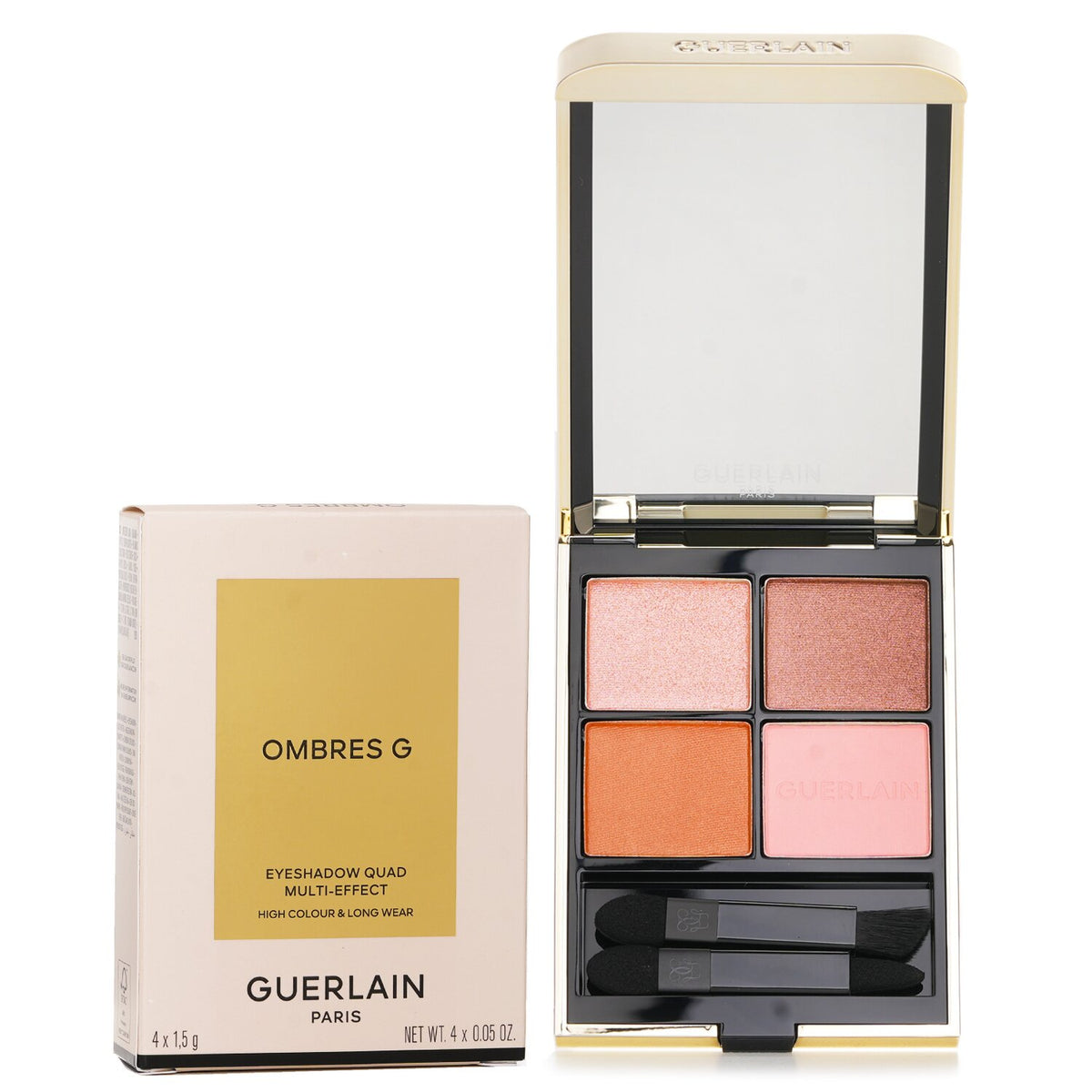 Guerlain Ombres G 4 Colours Eyeshadow Palette - # 129 Honey Amber  4 x 1.5g