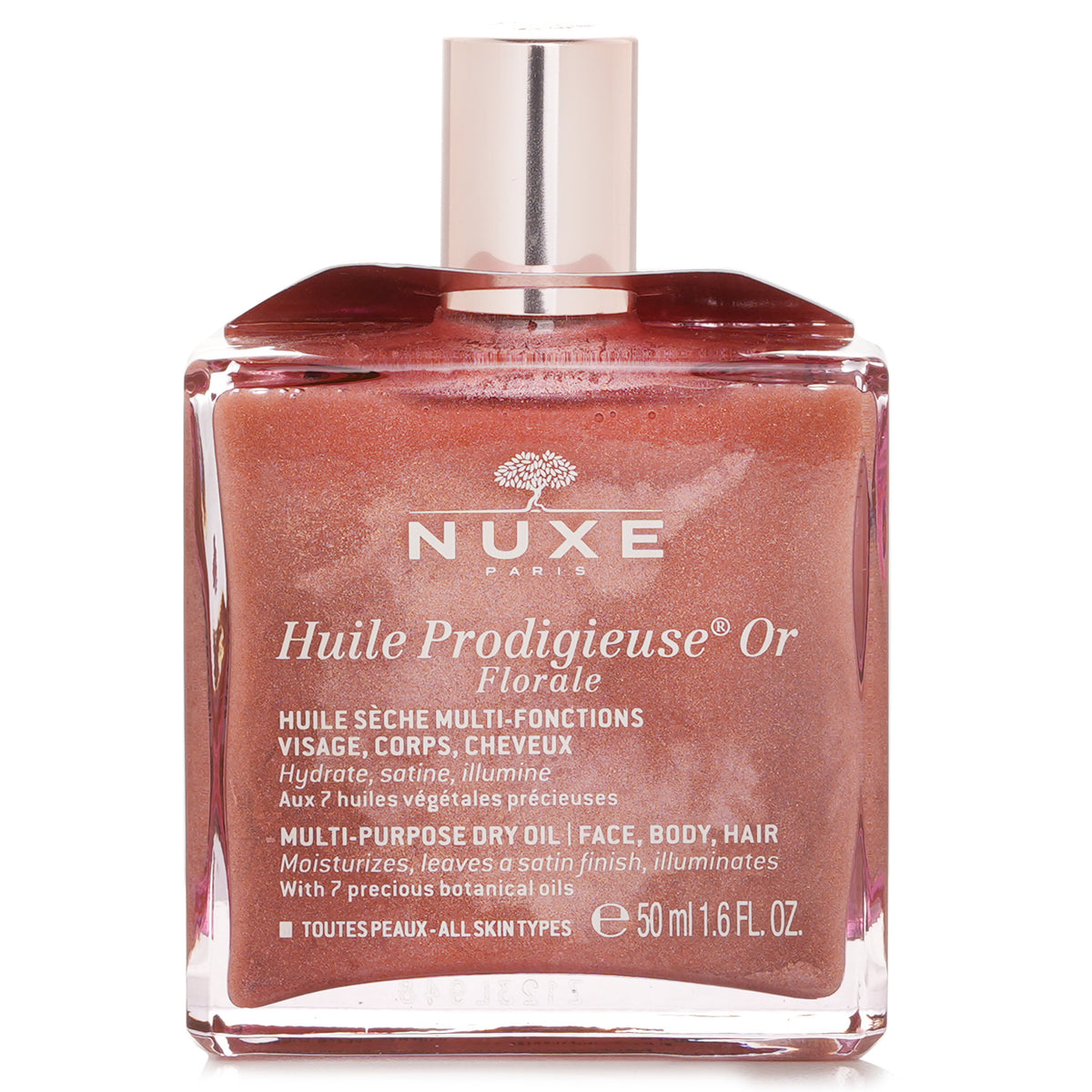 Nuxe Huile Prodigieuse Or Florale Multi Purpose Face Body Hair Dry Oil