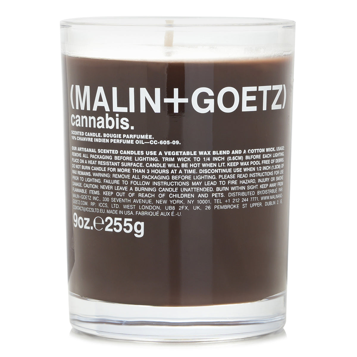 MALIN+GOETZ Cannabis Scented Candle  225g/9oz