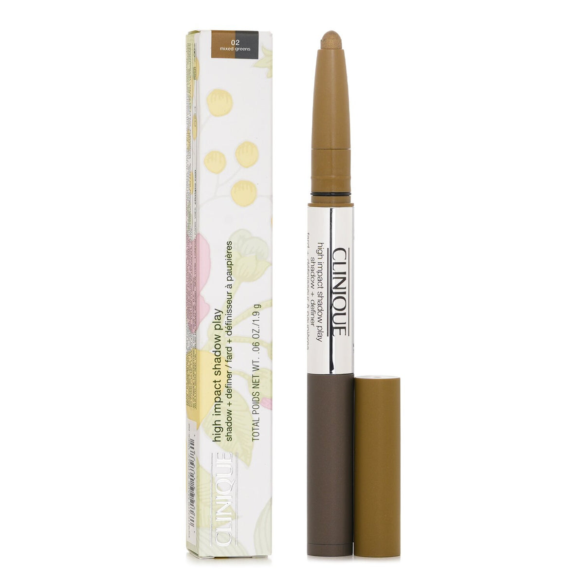 Clinique High Impact Shadow Play™ Shadow + Definer - # 02 Mixed Greens  1.9g