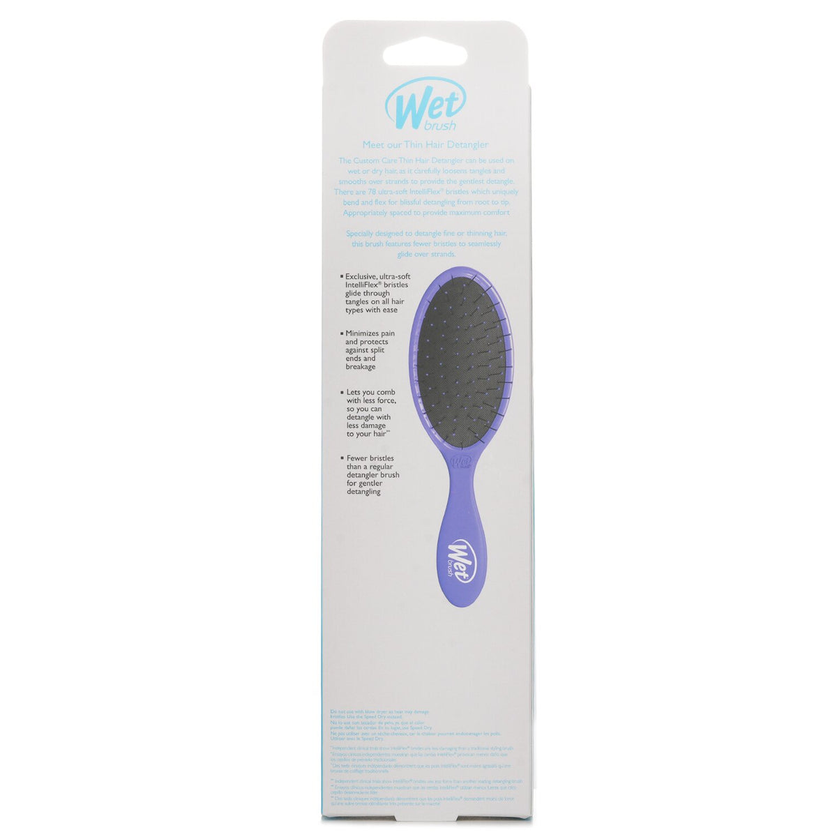 Wet Brush Custom Care Thin Hair Detangler Hair Brush  1pc
