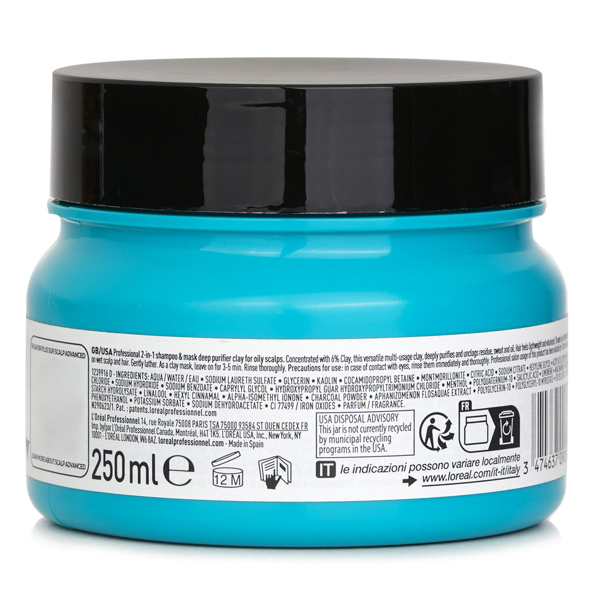 L'Oreal Scalp Advanced Professional Clay  250ml