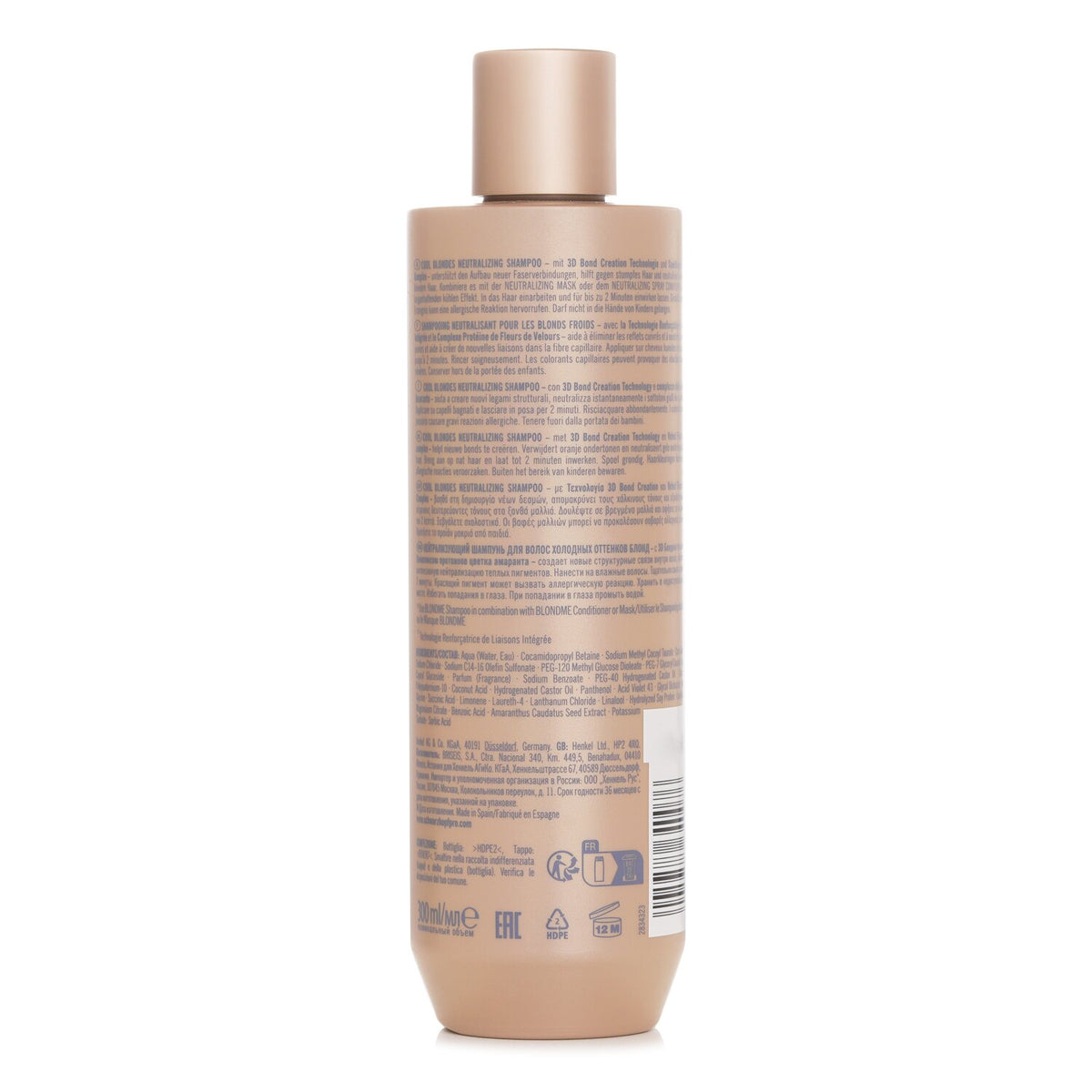 Schwarzkopf Blond Me Cool Blondes Neutra Shampoo  300ml