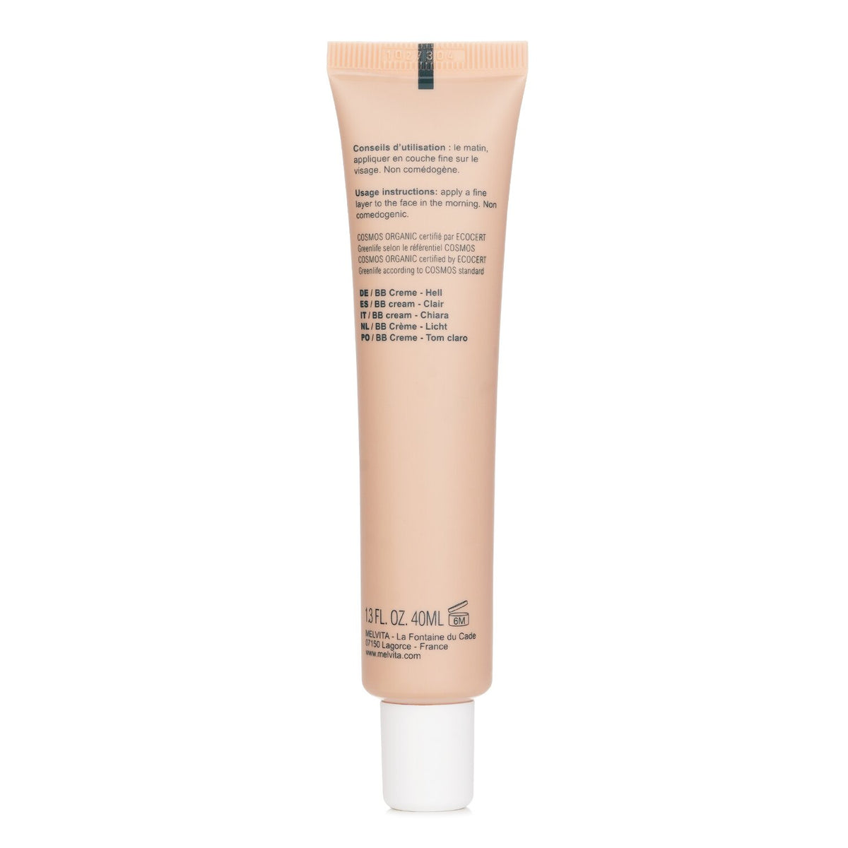 Melvita Source De Roses BB Cream 6 In 1 Perfecting Care - # Clair Fair  40ml