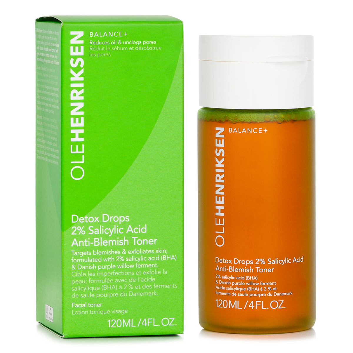 Ole Henriksen Detox Drops 2% Salicylic Acid Anti-Blemish Toner  120ml