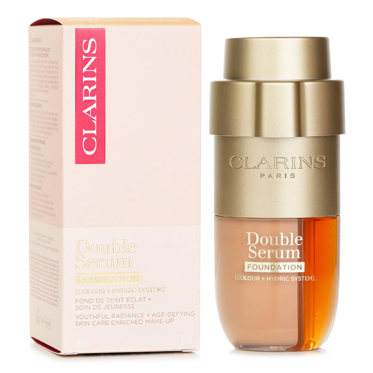 Clarins Double Serum Foundation - # M1W  30ml