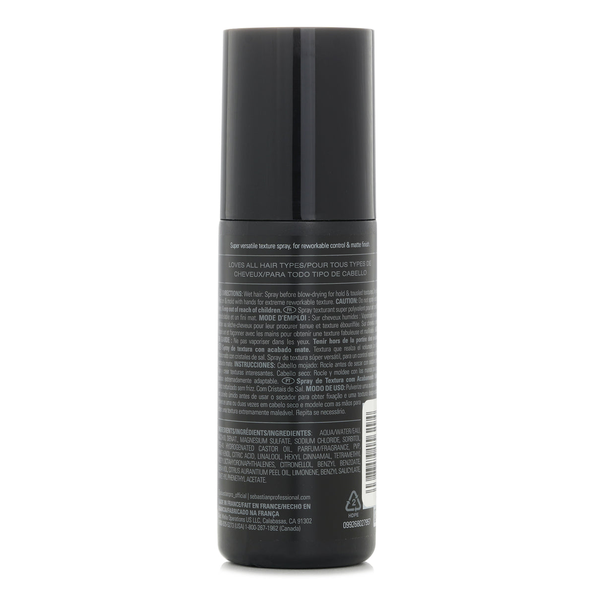 Sebastian Texture Maker Matte Finish Texture Spray  150ml