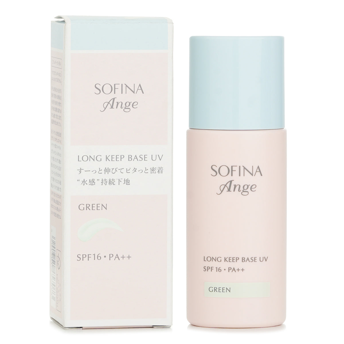 Sofina Ange Long Keep Base UV SPF16 PA++ - # Green  25ml