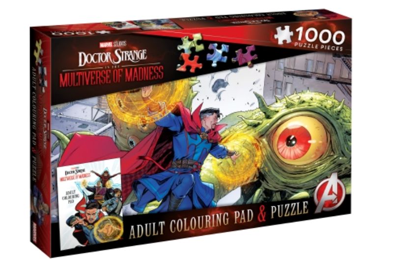 Doctor Strange Multiverse Adult Book & Puzzle 1000 Pieces