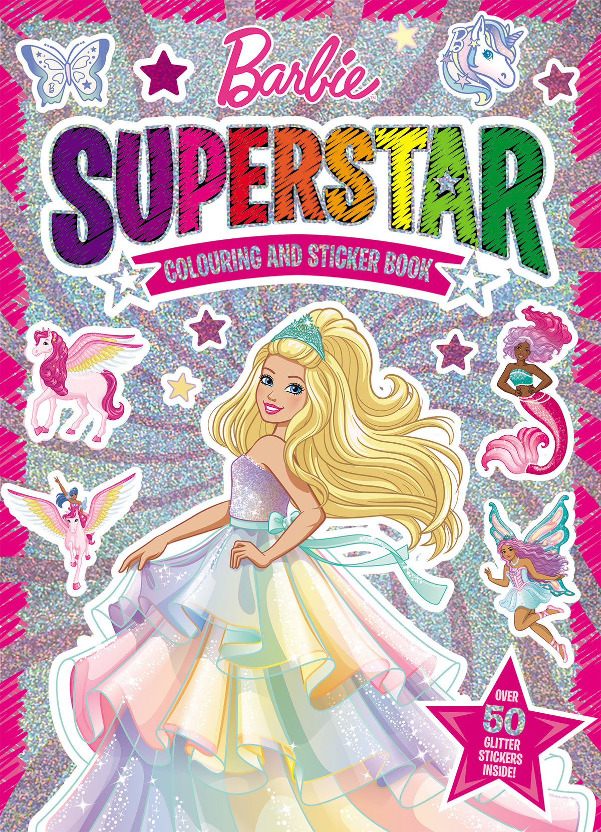 Barbie Fantasy: Superstar Colouring and Sticker Book - Mattel