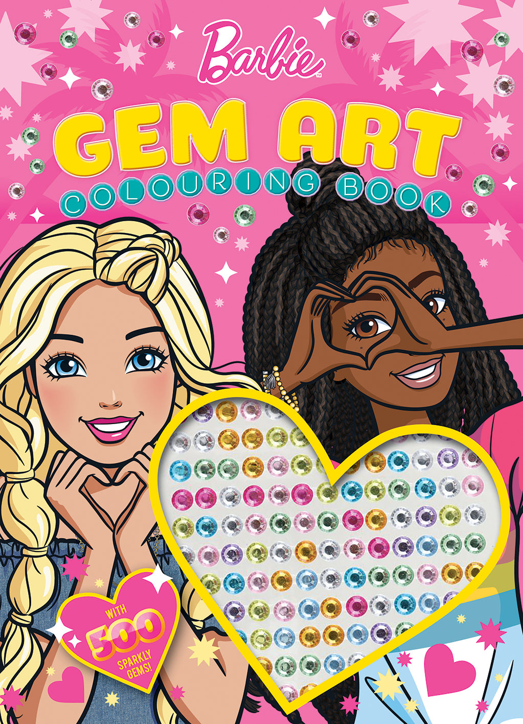 Barbie: Gem Art Colouring Book - Mattel