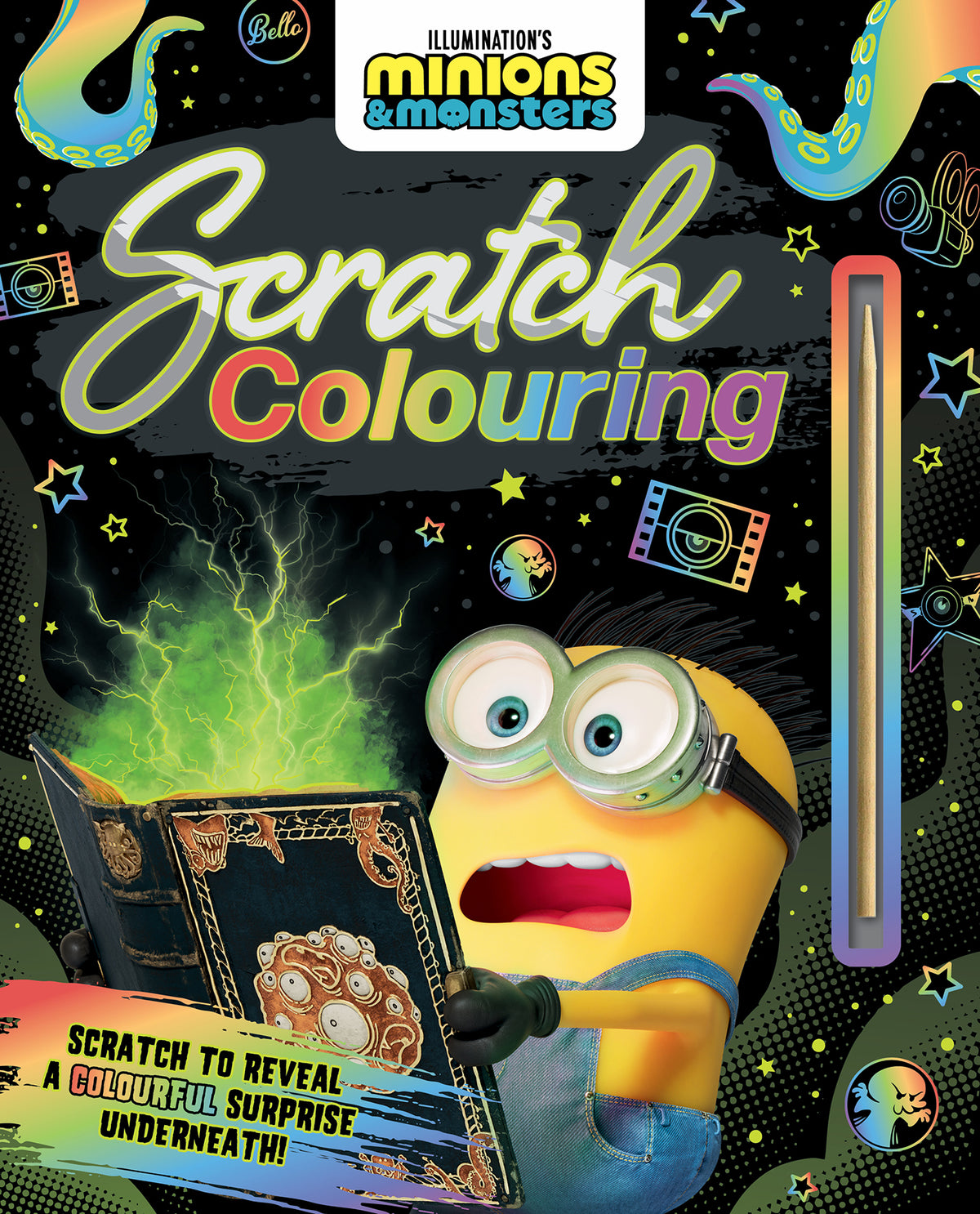 Minions and Monsters: Scratch Colouring - Universal