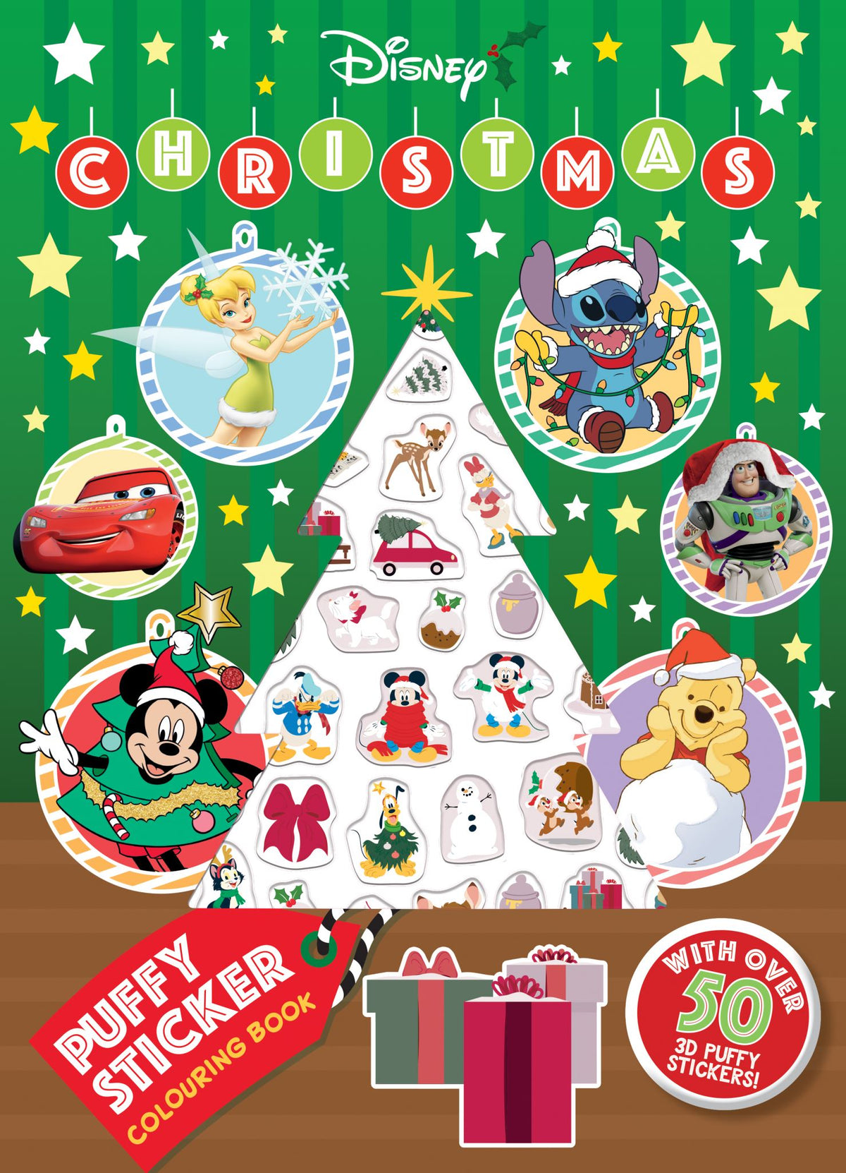 Disney Christmas: Puffy Sticker Colouring Book ISBN 9781761649837