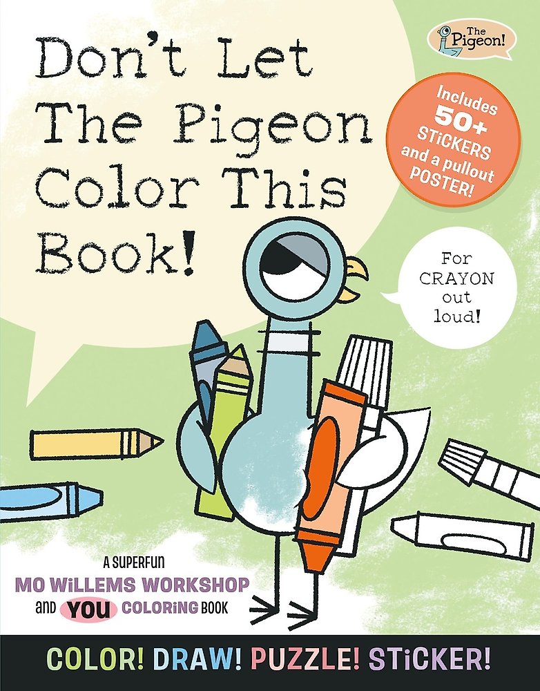 Don't Let The Pigeon Colour This Book! - Colouring Book