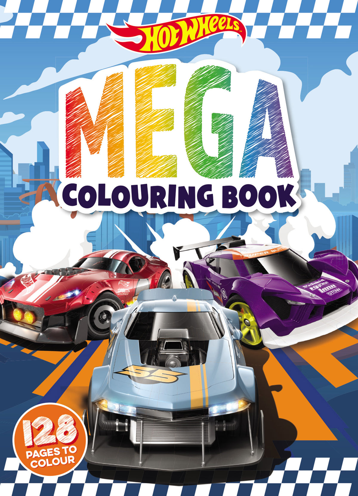 Hot Wheels: Mega Colouring Book - Mattel